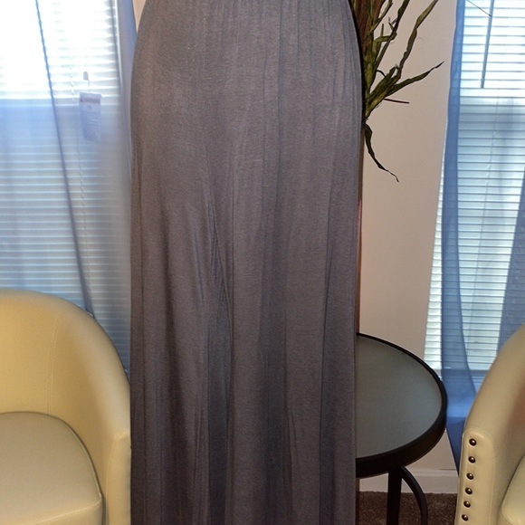 LvL X | Slate Gray Bandeau Pants Jumpsuit - Picture 4 of 5